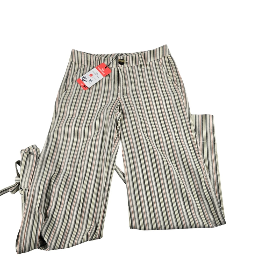 Cabi Visionary Trouser 5870 Multi Stripe Wide Leg Pants Womens 4 Spring 2021 NWT